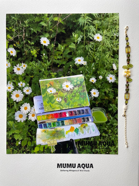 Summer Bloom - Handmade Czech Beaded Bracelet